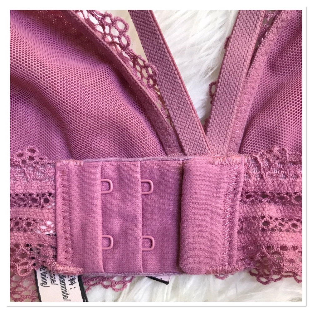 Victoria’s Secret Mauve Triangle Bralette Size M - Picture 6 of 8